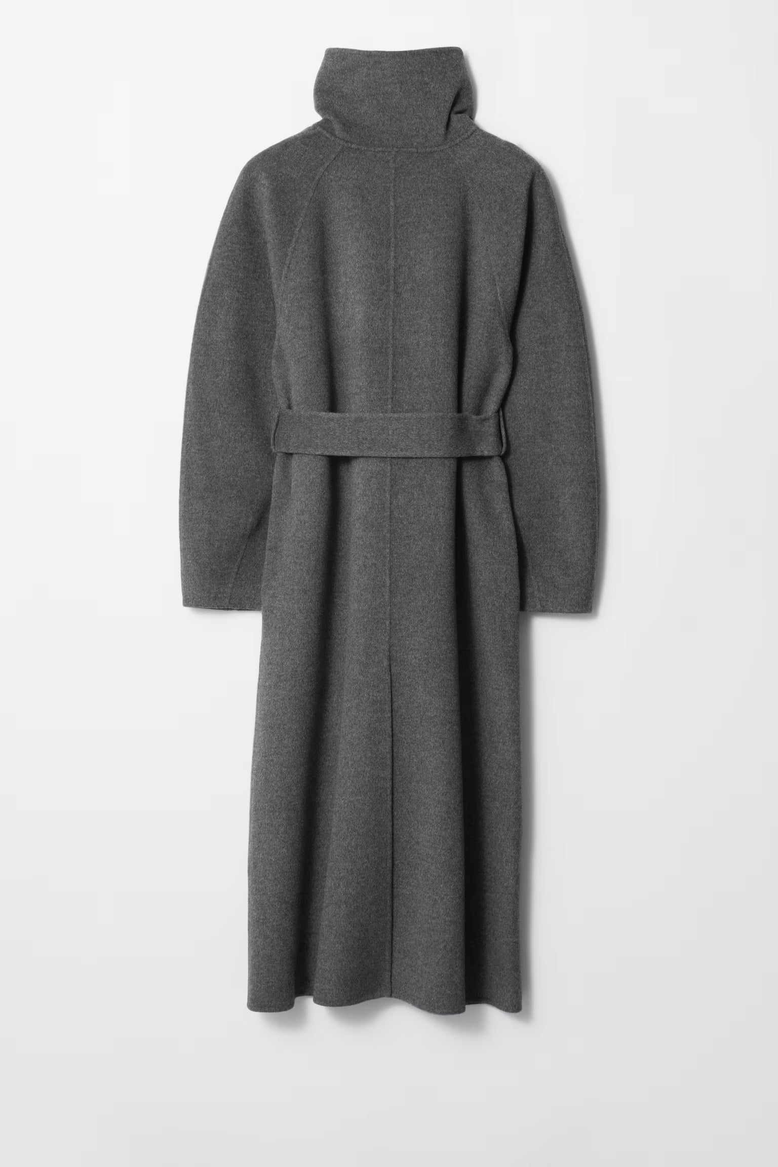 Nadia | Women's Longline Coat | Belted Waist · PNY