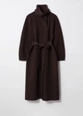 Nadia | Women's Longline Coat | Belted Waist · PNY