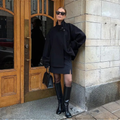 Nadia | Women's Oversized Coat | Stand-Up Collar