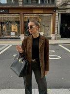 Nadia | Women's Oversized Jacket | Button-Front · PNY