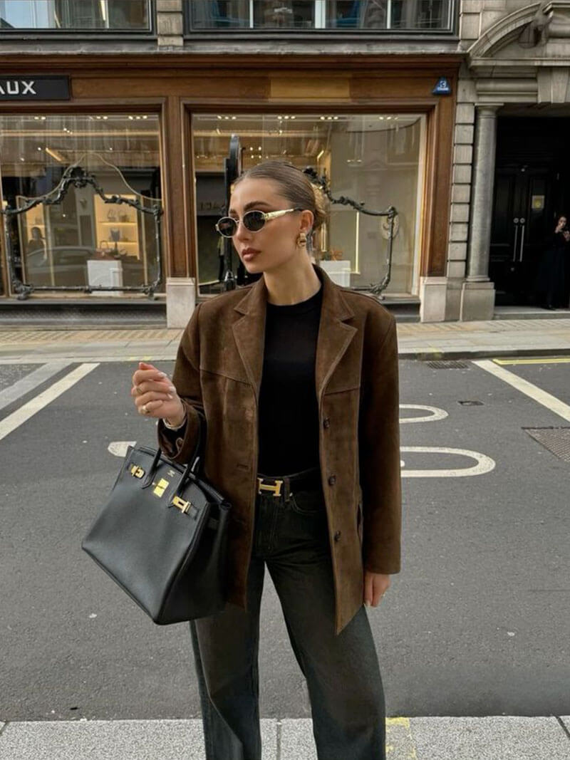 Nadia | Women's Oversized Jacket | Button-Front · PNY