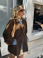 Nadia | Women's Oversized Jacket | Button-Front · PNY