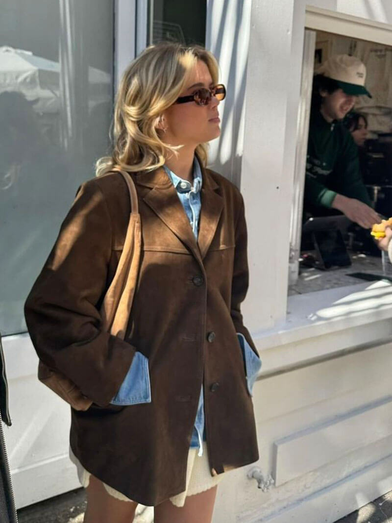 Nadia | Women's Oversized Jacket | Button-Front · PNY
