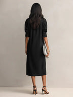 Nadine | Women's Collared Shirt Dress | Chest Pockets · PNY