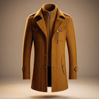 Nathan | Men's Classic Coat | Zip Front · PNY