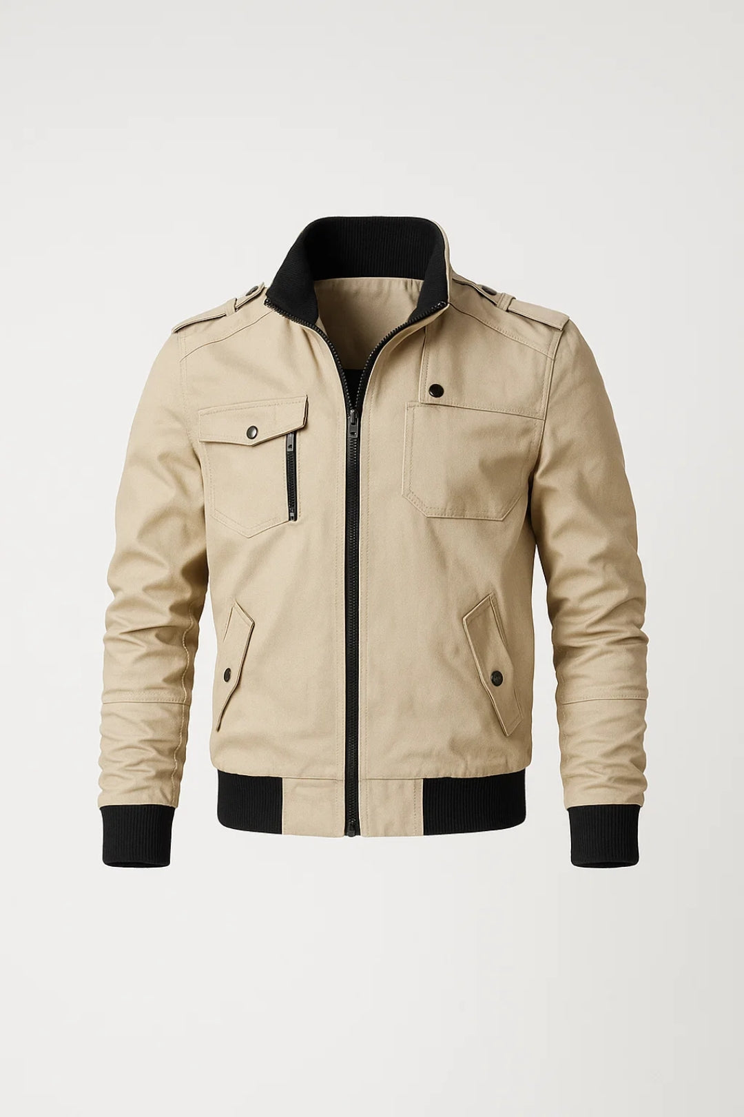Nathan | Men's Full-Zip Bomber Jacket | Chest Pockets · PNY