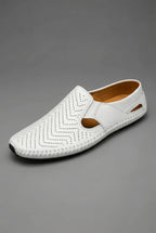 Nathan | Men's Perforated Dress Shoes | Slip-On Loafers · PNY