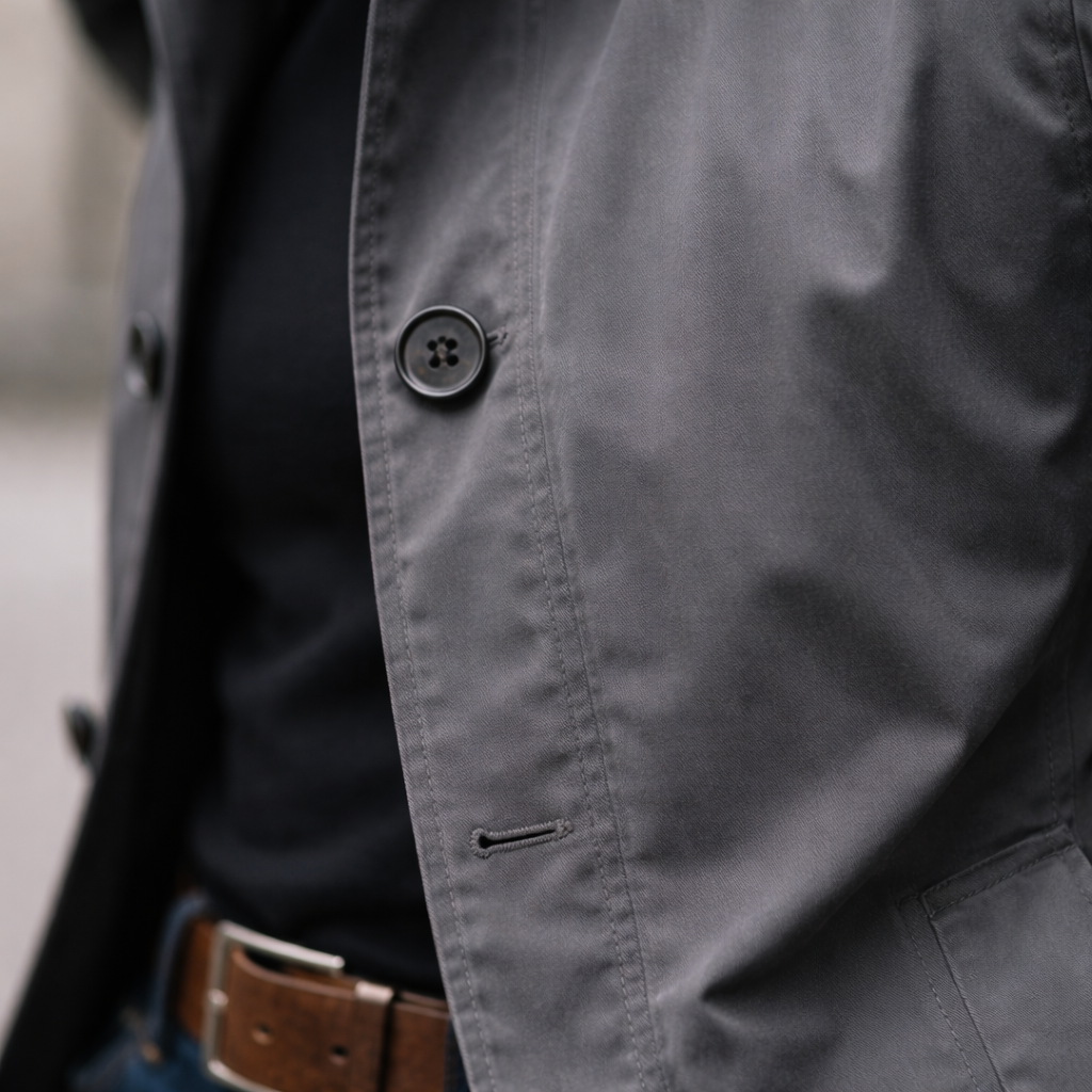 Nathan | Men's Single-Breasted Coat | Button Front · PNY