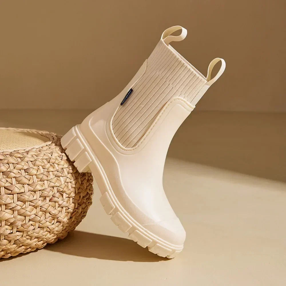 Nora | Women's Chelsea Rain Boots | Pull-Tab · PNY