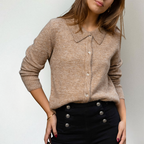 Nora | Women's Collared Cardigan | Button-Front · PNY