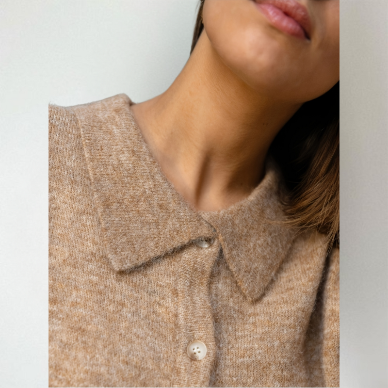 Nora | Women's Collared Cardigan | Button-Front · PNY