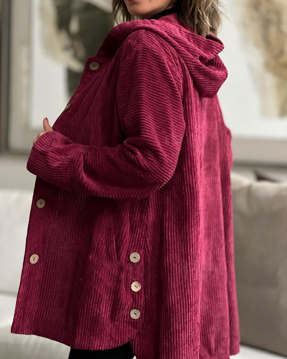 Nora | Women's Corduroy Jacket | Button-Front · PNY