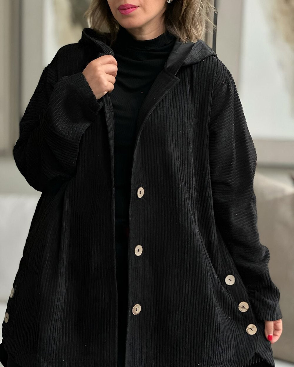 Nora | Women's Corduroy Jacket | Button-Front · PNY
