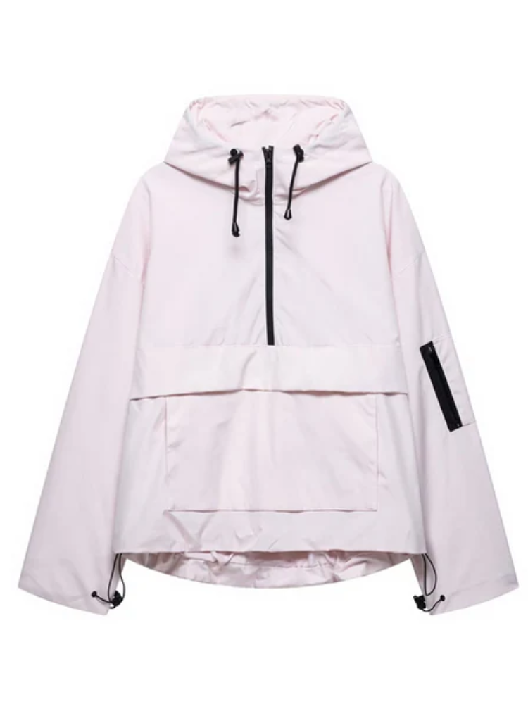 Nora | Women's Half-Zip Anorak | Hooded · PNY
