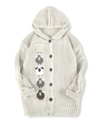 Nora | Women's Hooded Cardigan | Sheep Embroidery · PNY