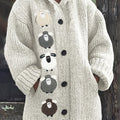 Nora | Women's Hooded Cardigan | Sheep Embroidery