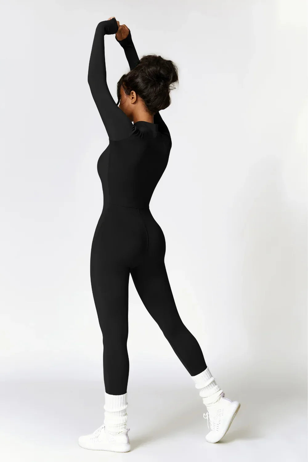 Nora | Women's Long-Sleeve Jumpsuit | Half-Zip · PNY