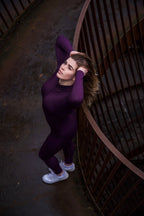 Nora | Women's Long-Sleeve Jumpsuit | Half-Zip · PNY