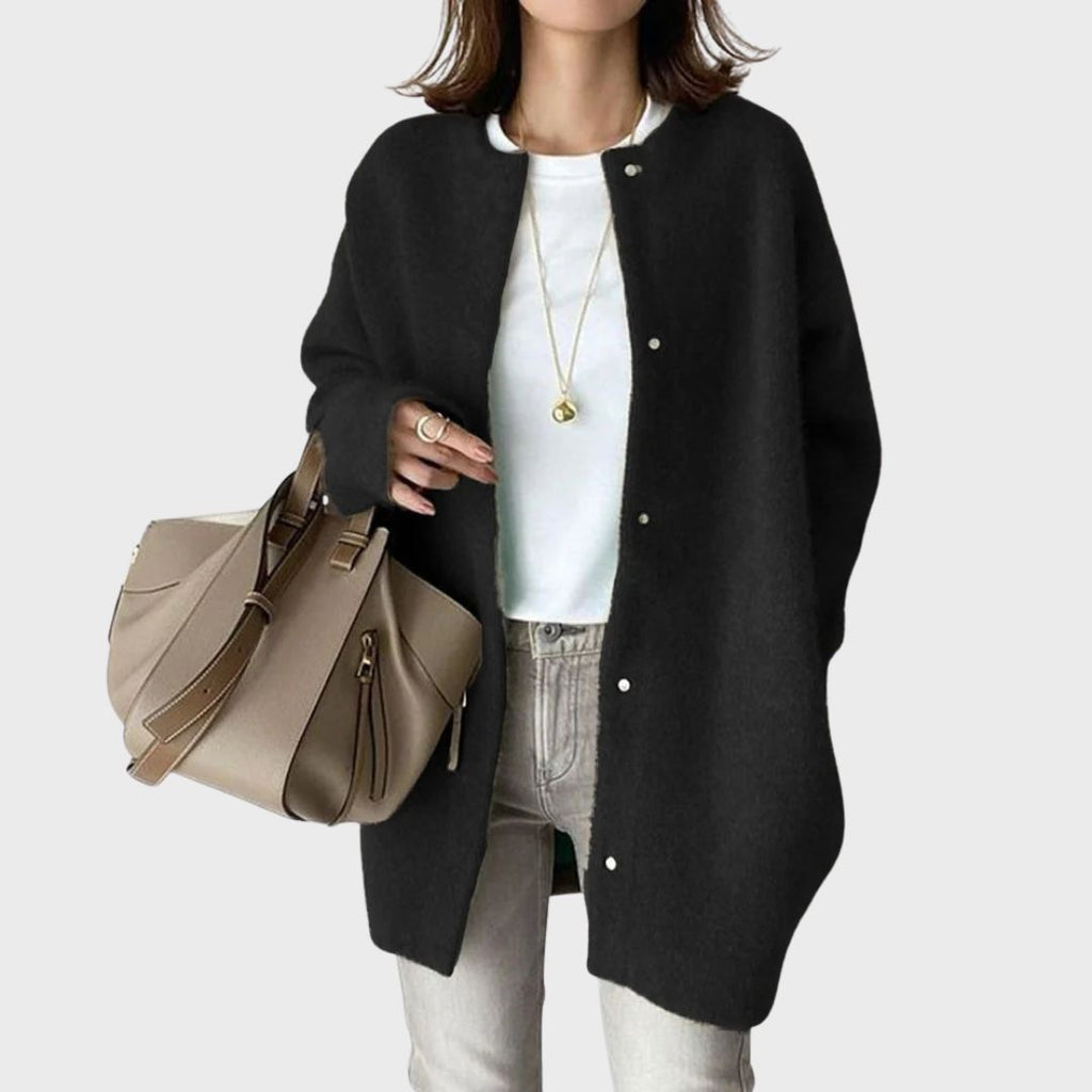 Nora | Women's Longline Cardigan | Button-Front · PNY