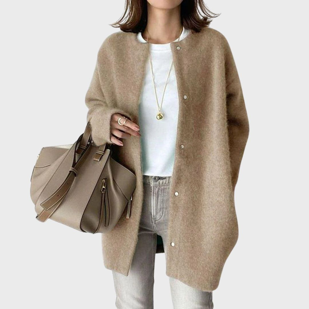 Nora | Women's Longline Cardigan | Button-Front · PNY