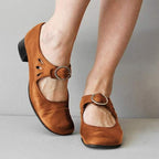 Nora | Women's Mary Jane Flats | Buckle Strap · PNY