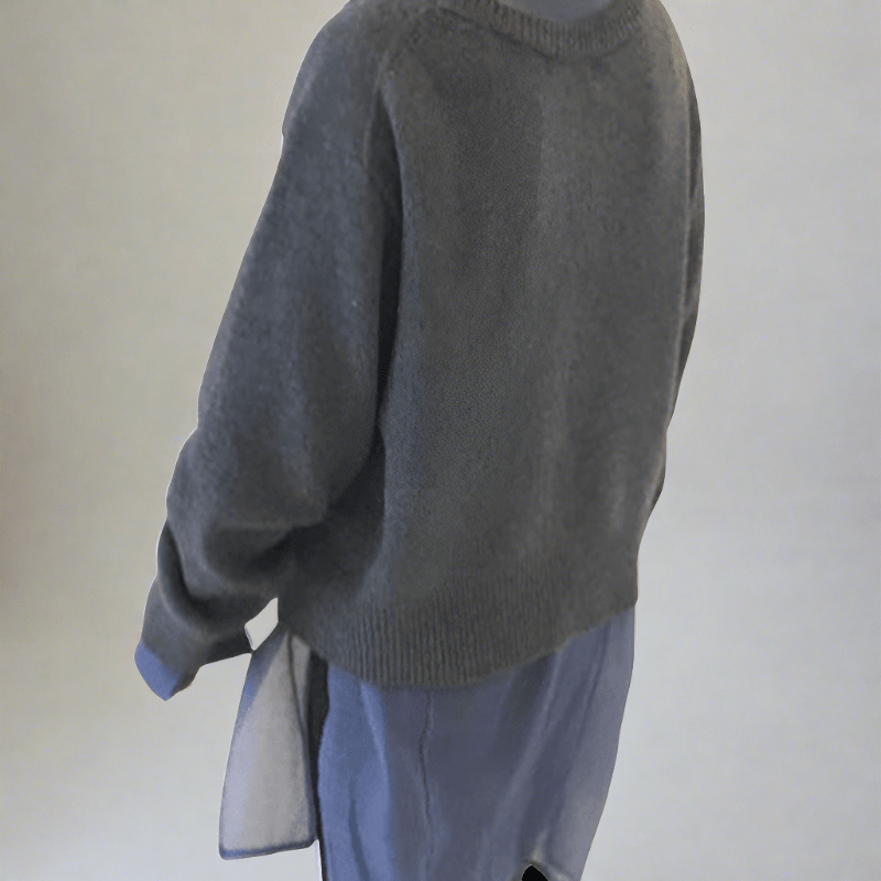 Nora | Women's Oversized Cardigan | Asymmetric Buttons · PNY