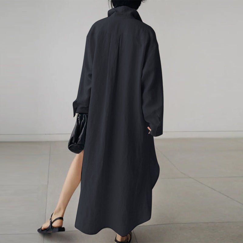 Nora | Women's Oversized Shirt Dress | Button-Front · PNY