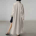 Nora | Women's Oversized Shirt Dress | Button-Front · PNY