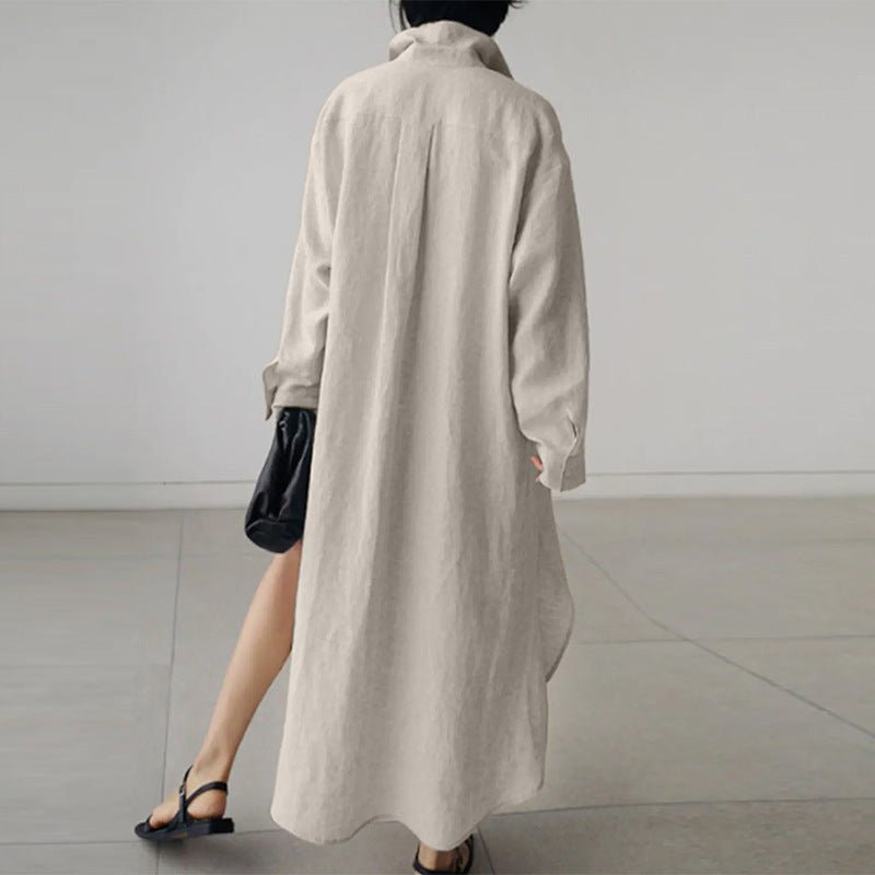 Nora | Women's Oversized Shirt Dress | Button-Front · PNY
