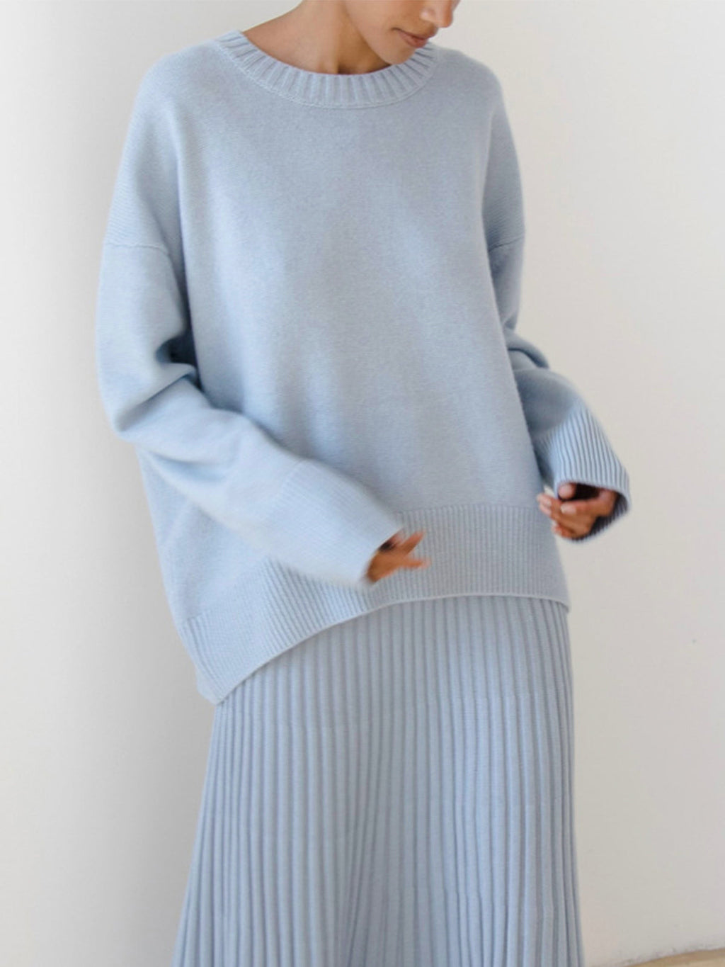 Nora | Women's Oversized Sweater | Ribbed Trim · PNY