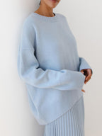 Nora | Women's Oversized Sweater | Ribbed Trim · PNY