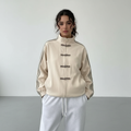Nora | Women's Oversized Track Jacket | Side Stripes · PNY