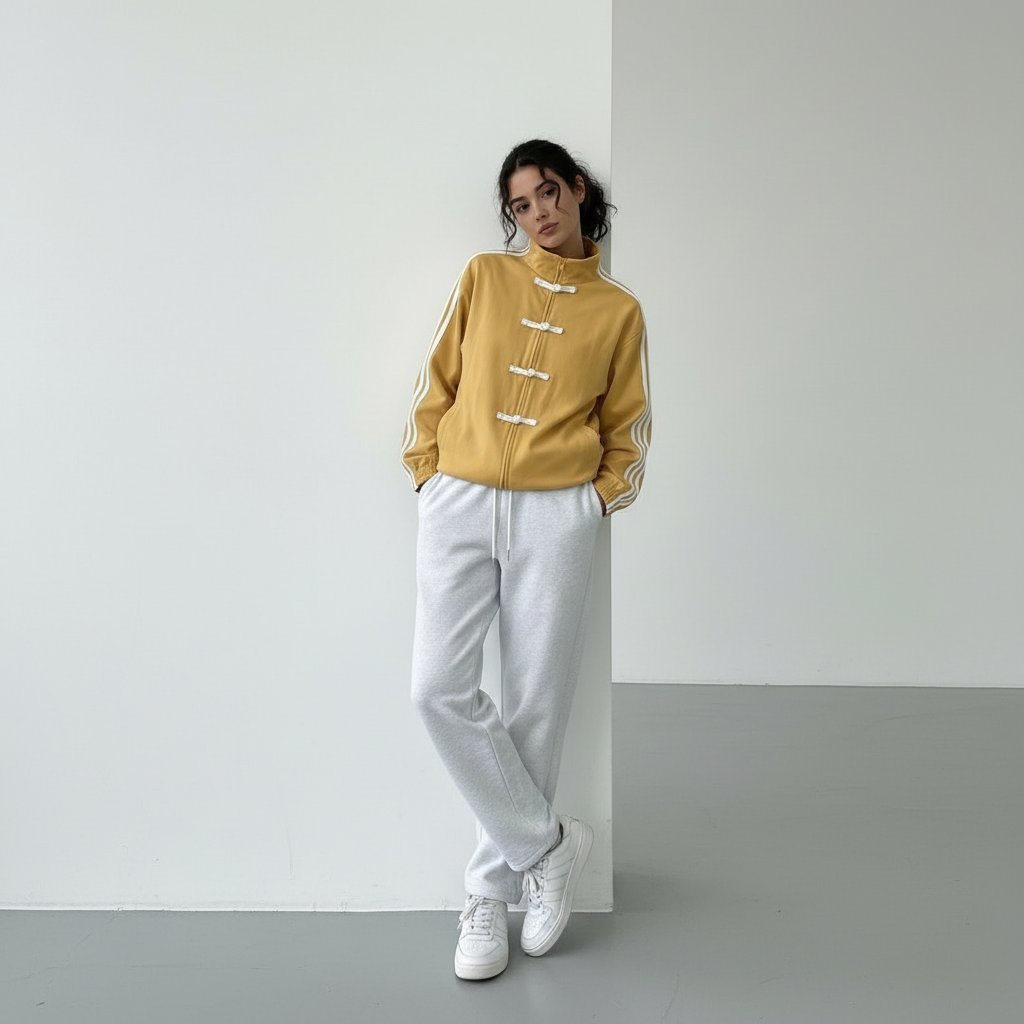 Nora | Women's Oversized Track Jacket | Side Stripes · PNY