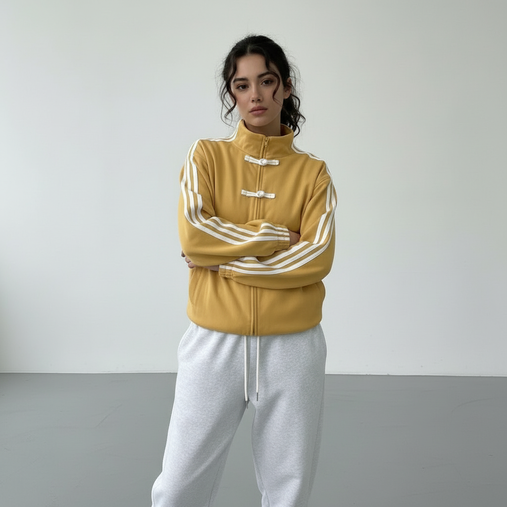 Nora | Women's Oversized Track Jacket | Side Stripes · PNY