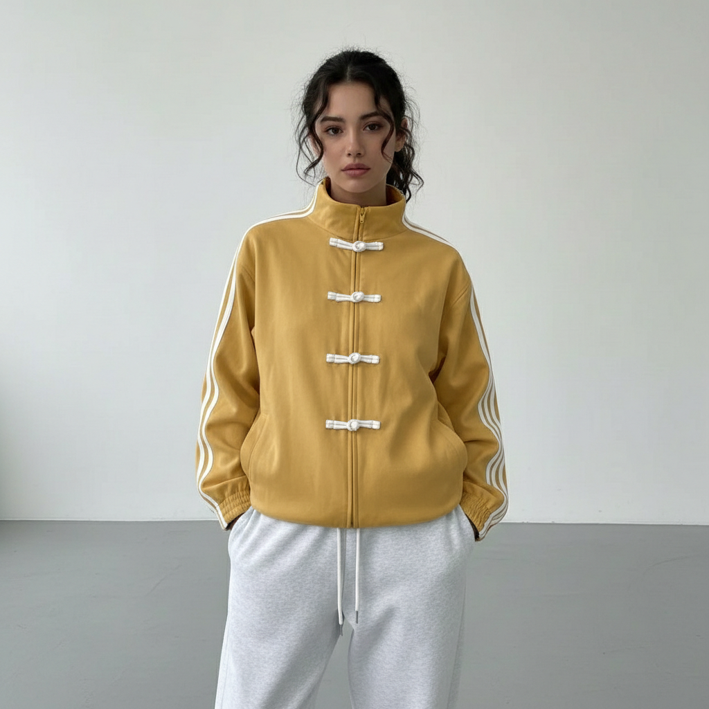 Nora | Women's Oversized Track Jacket | Side Stripes · PNY