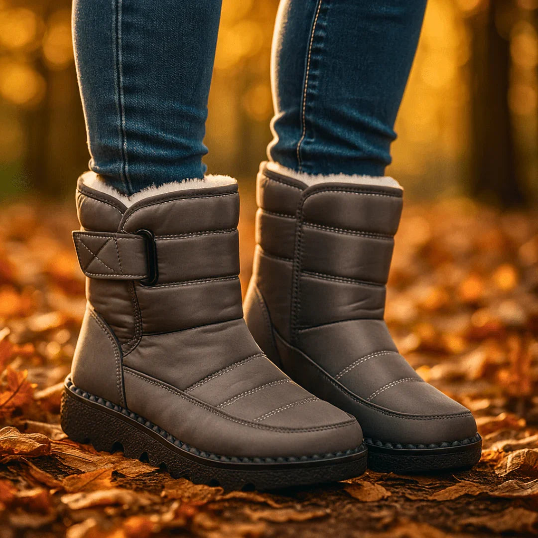 Nora | Women's Quilted Snow Boots | Fur-Lined · PNY