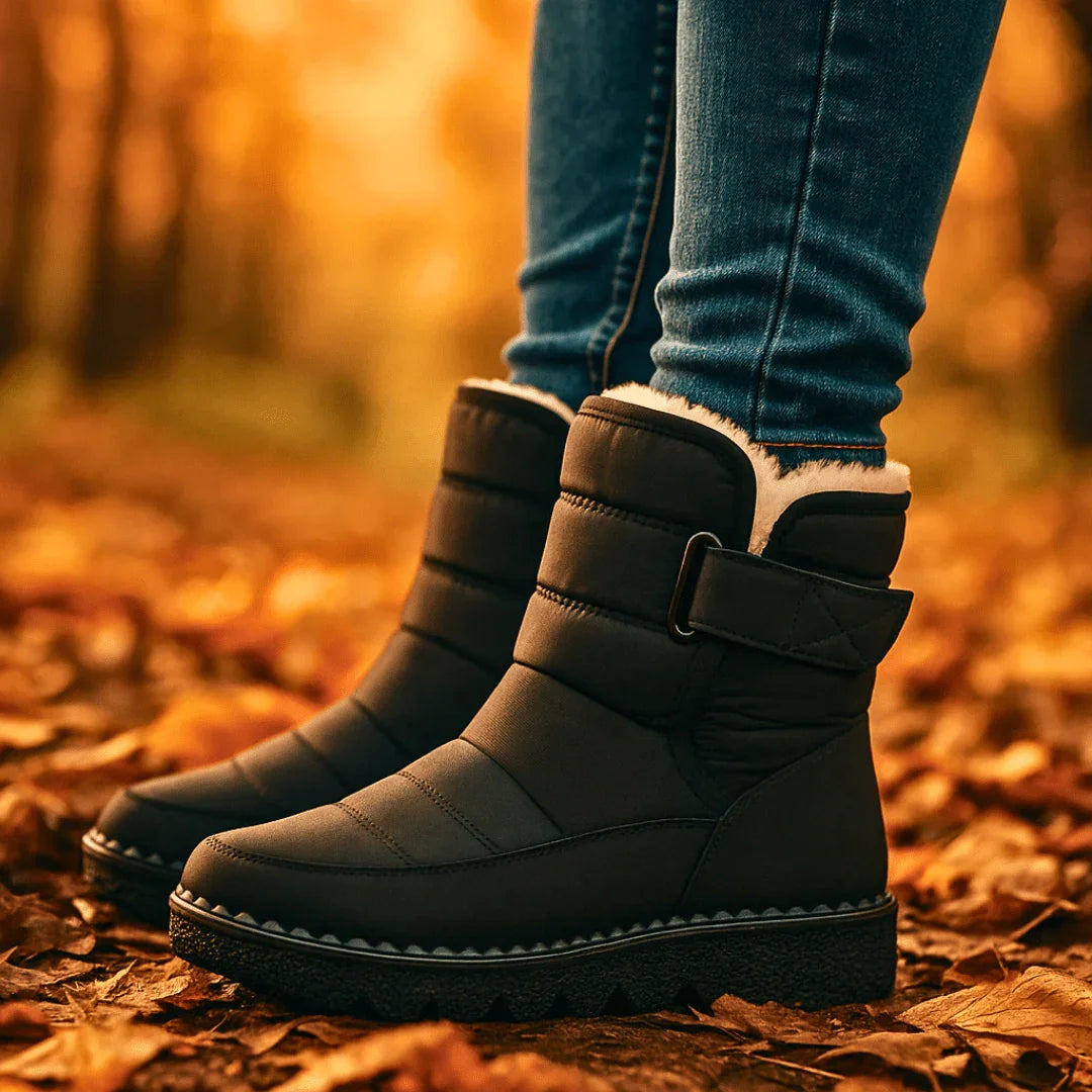 Nora | Women's Quilted Snow Boots | Fur-Lined · PNY