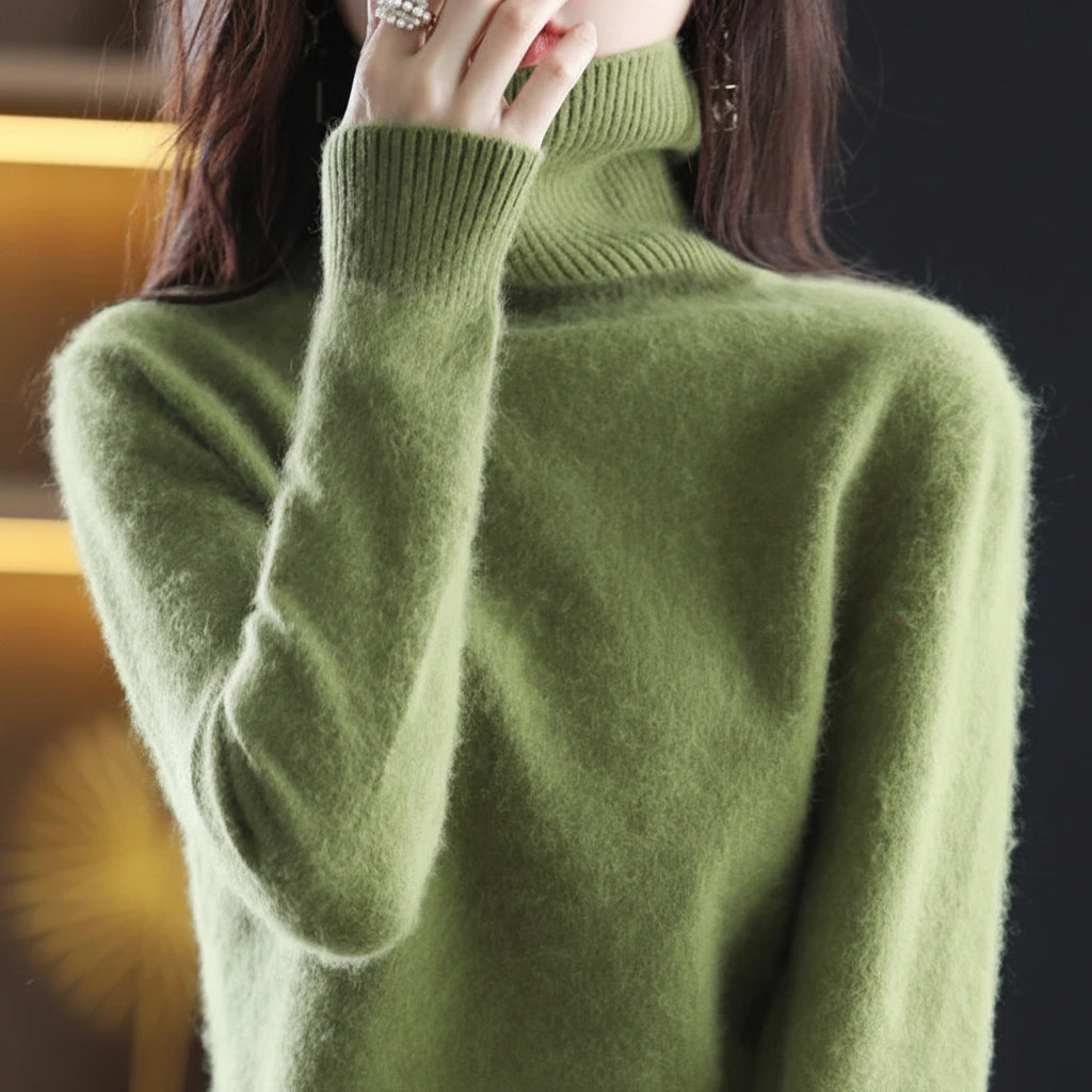 Nora | Women's Turtleneck Sweater | Ribbed Cuffs · PNY