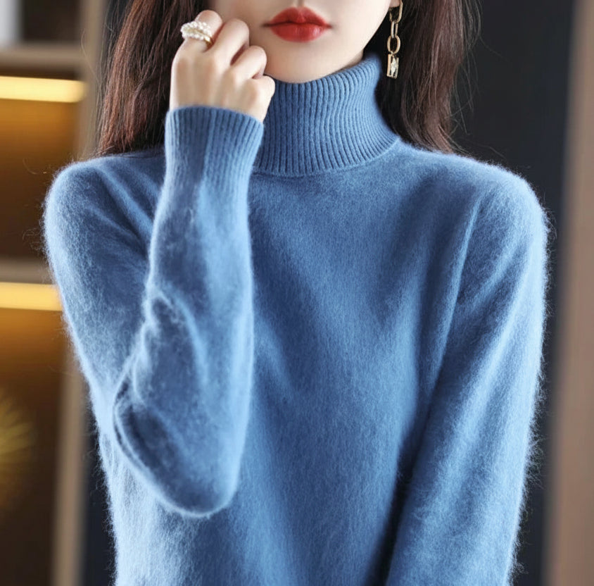 Nora | Women's Turtleneck Sweater | Ribbed Cuffs · PNY