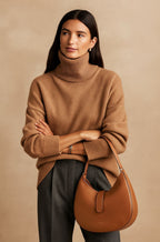 Nora | Women's Turtleneck Sweater | Ribbed Trim · PNY