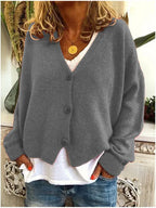 Nora | Women's V-Neck Cardigan | Button-Front · PNY