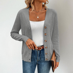 Nora | Women's V-Neck Cardigan | Button-Front · PNY
