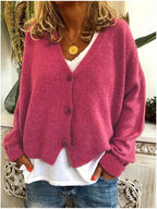 Nora | Women's V-Neck Cardigan | Button-Front · PNY