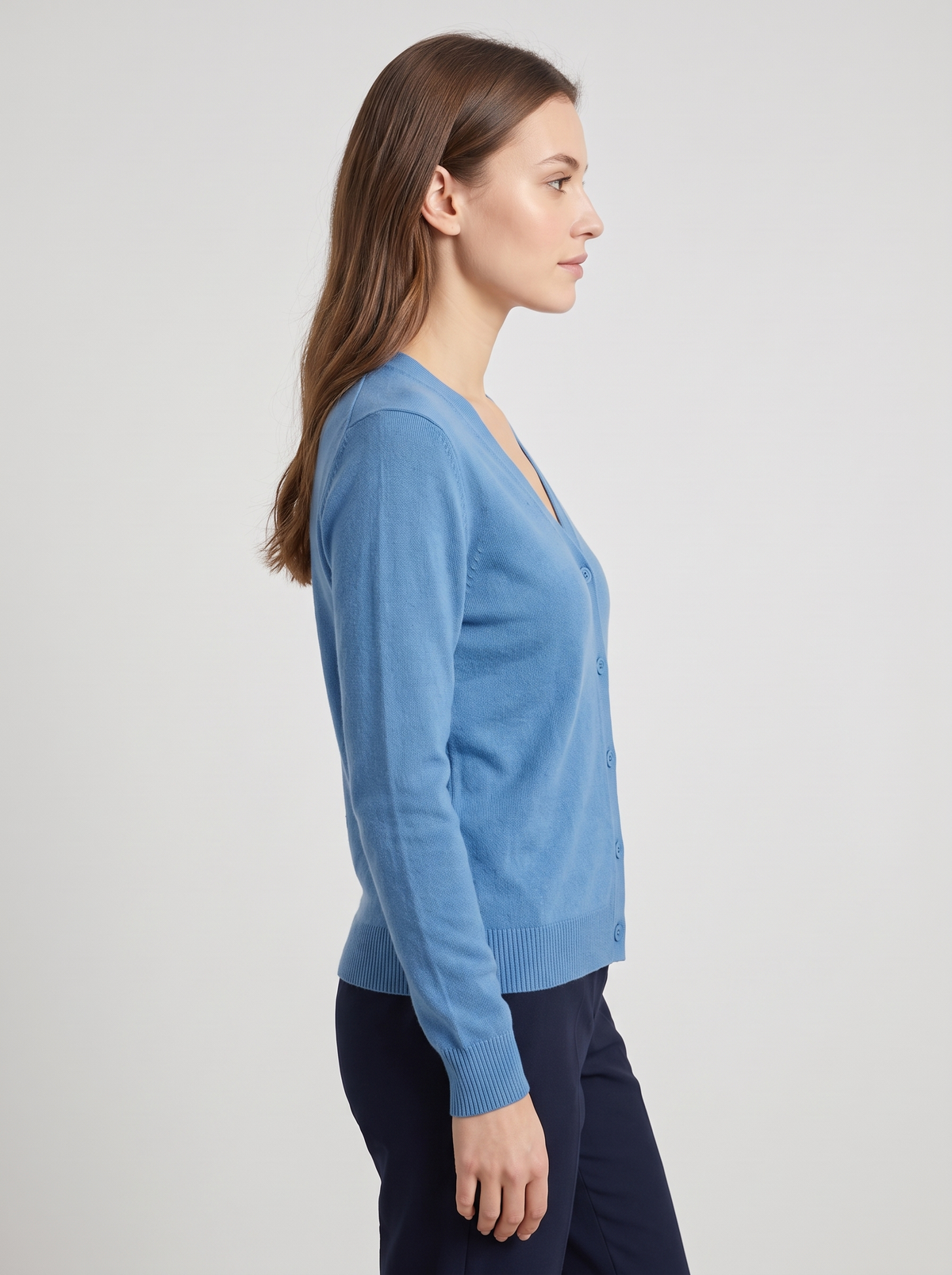 Nora | Women's V-Neck Cardigan | Button-Front - PNY