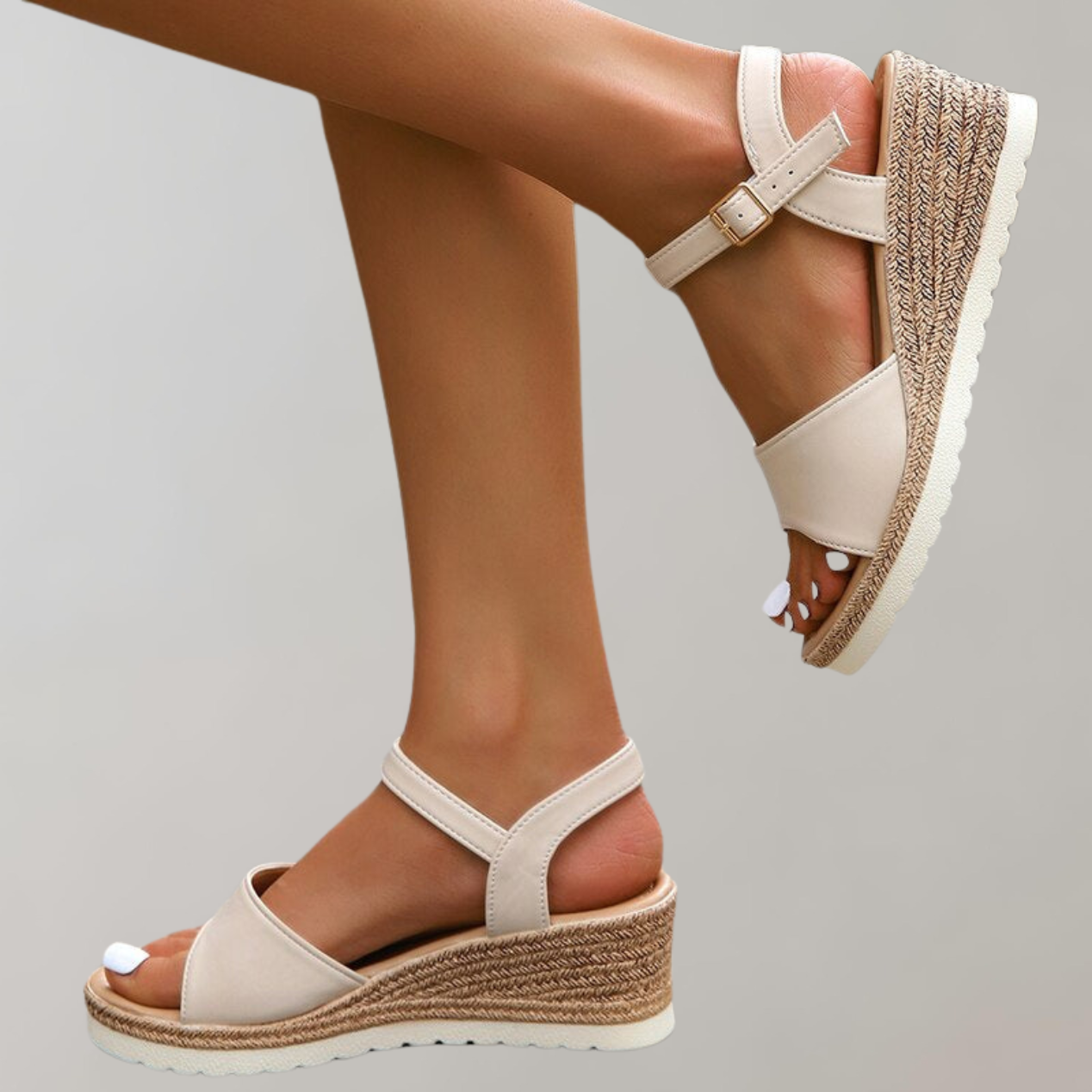 Nora | Women's Wedge Sandals | Ankle Strap · PNY