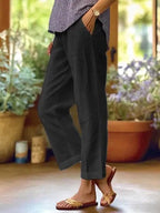Nora | Women's Wide-Leg Pants | Cuffed Hem · PNY