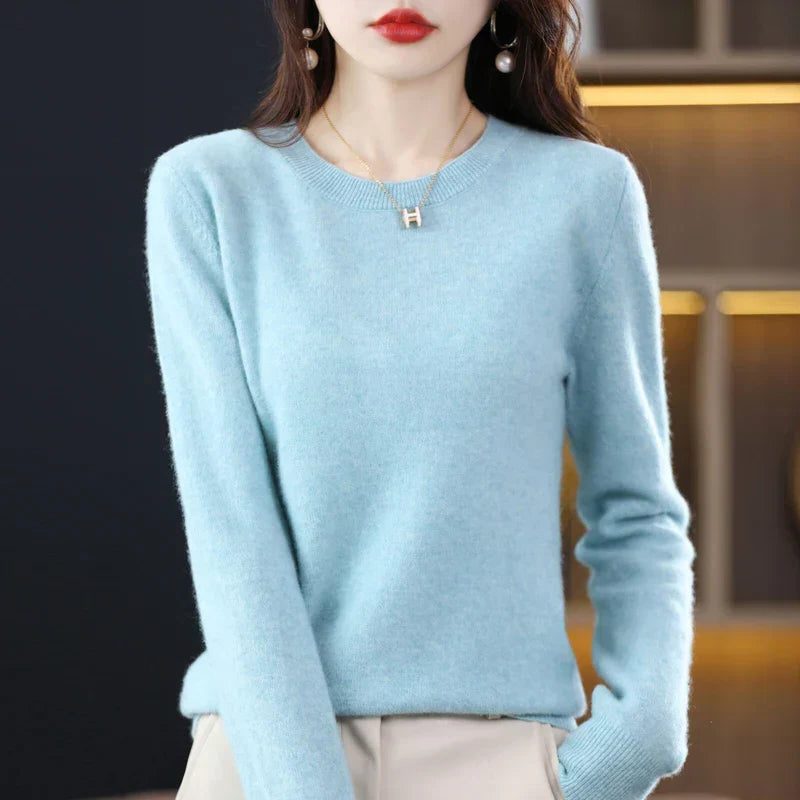 Olivia | Women's Crewneck Sweater | Soft Knit · PNY