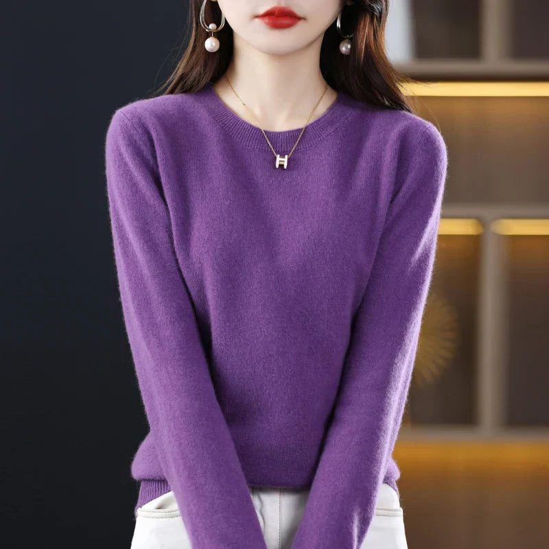 Olivia | Women's Crewneck Sweater | Soft Knit · PNY