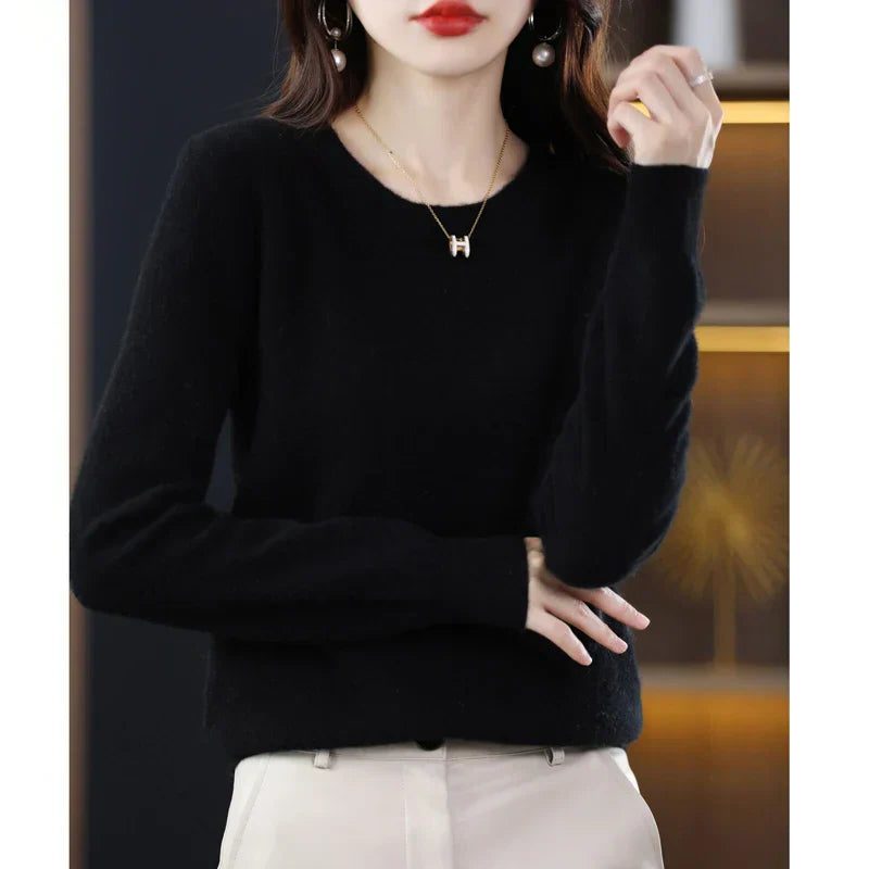 Olivia | Women's Crewneck Sweater | Soft Knit · PNY