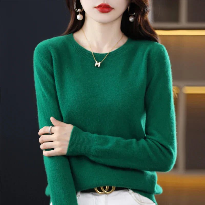Olivia | Women's Crewneck Sweater | Soft Knit · PNY